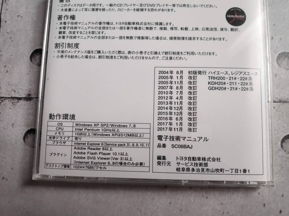 トヨタ電子技術マニュアル】ハイエース・レジアスエース(TRH200/21#22