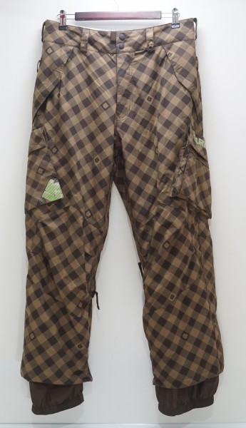  Burton バートン ボードパンツ 海外メンズS 日本M相当 防水透湿素材 ブラウンチェック カーゴポケット(Sサイズ)｜売買されたオークション情報、yahooの商品情報をアーカイブ公開 - オークファ パンツ