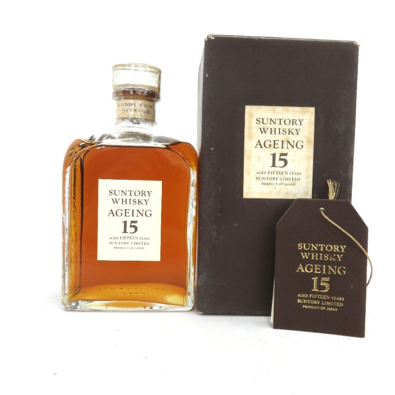 定番，低価 大阪府配送限定 サントリー エイジング15年 特級従価 冊子あり 750ml 箱付(日本)｜売買されたオークション情報、yahooの商品情報をアーカイブ公開 - オークファン 日本