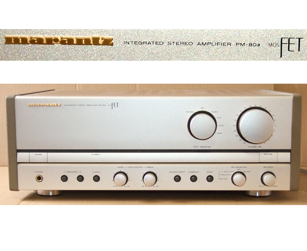 人気，限定SALE マランツ ステレオプリメインアンプ PM-80AF ゴールド marantz ジャンク(マランツ)｜売買されたオークション情報、yahooの商品情報をアーカイブ公開 - オークファン マランツ