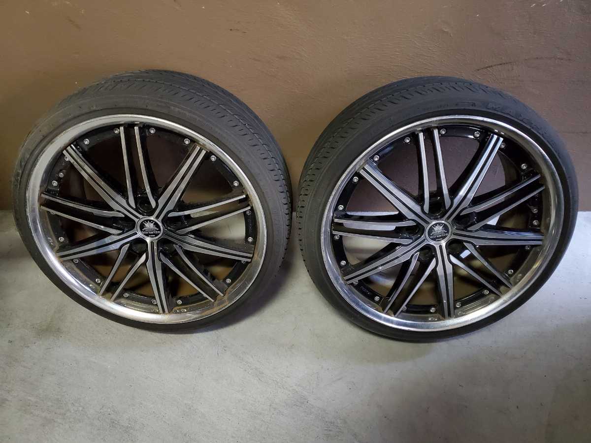 WORK・ヴァリアンツァ19インチ・F8.5J R9.5J PCD114.3 5穴 タイヤ付き