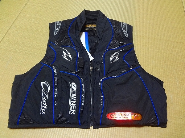 定番人気，新品 OWNER／オーナー 鮎 渓流スムーズフロントベスト95 ブルー／LLサイズ(ベスト)｜売買されたオークション情報、yahooの商品情報をアーカイブ公開 - オークファン ベスト