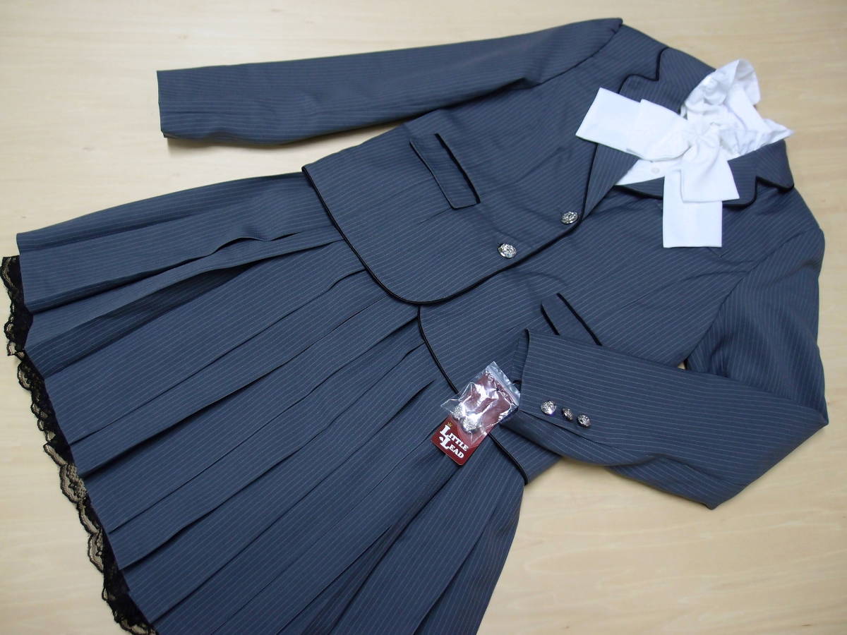 ☆新品タグ付き☆LITTLE LEAD リトルリード☆フォーマルスーツ☆グレー 