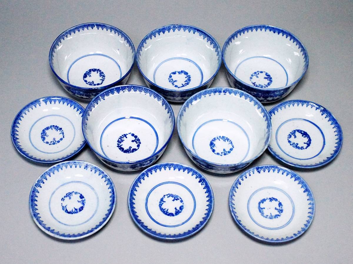 お値下げ不可　ヨシノヒトシ　花　印判　茶碗 東屋 Bob 印判 花茶碗 Foundation 印判花茶碗 立花文穂 黒と金の花文様