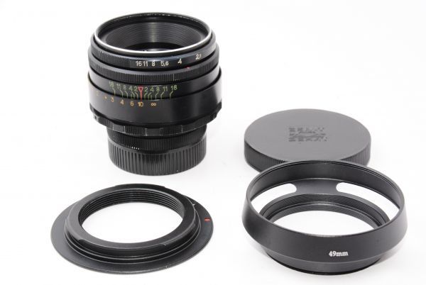 並級 Helios-44-2 58mm f2 ヘリオス ぐるぐるボケ オールドレンズ 単