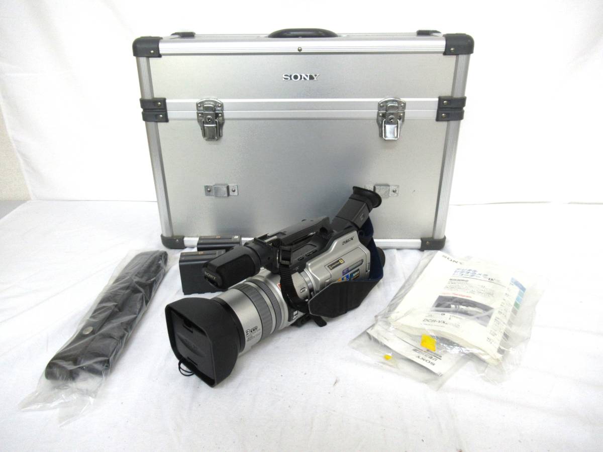 【SONY/ソニー】DCR-VX2000 NTSC/④⑩/1014006/Digital Handycam/VIDEO LENS OPTICAL 12X f=6-72mm 1:1.6/WIDE CONVERSION LENS X0.7