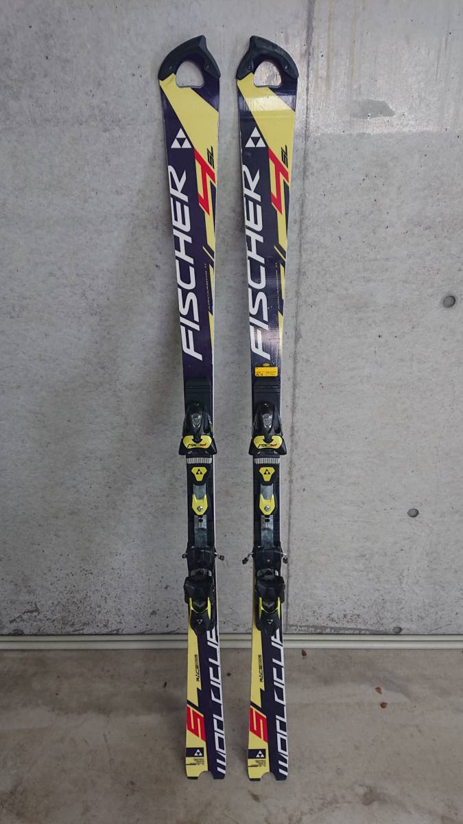 フィッシャー WC RC4 SL 165㎝ ビンディング付き Fischer WORLD CUP