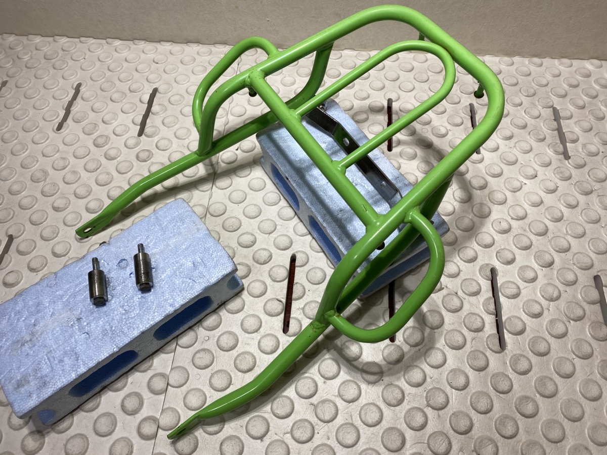 KDX125SR リアキャリア Yahoo 専用純正フレーム付き ワンオフ｜Yahoo 