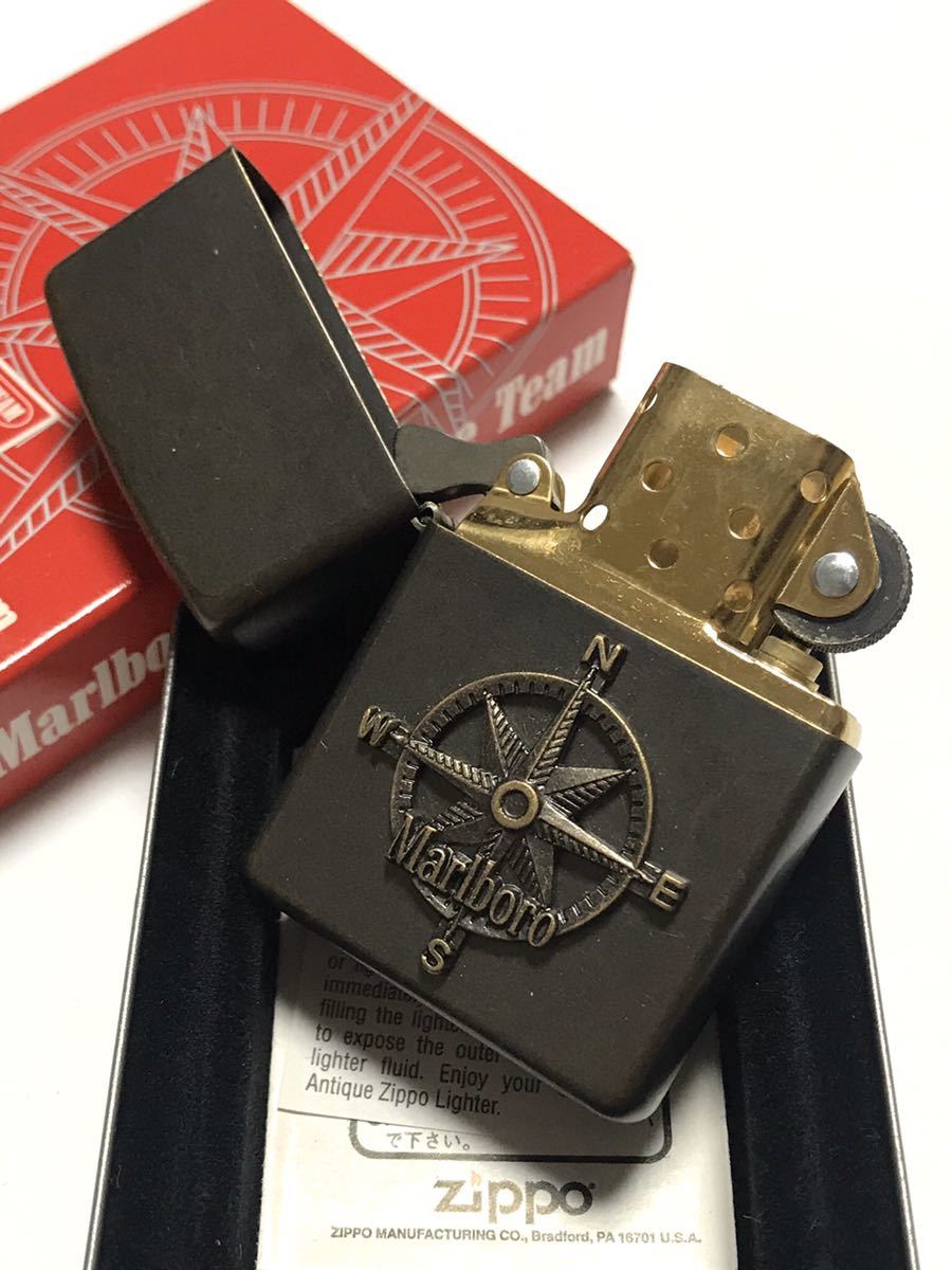 ZIPPO 1997年製 Marlboro コンパス 方位磁石 羅針盤 ADVENTURE TEAM