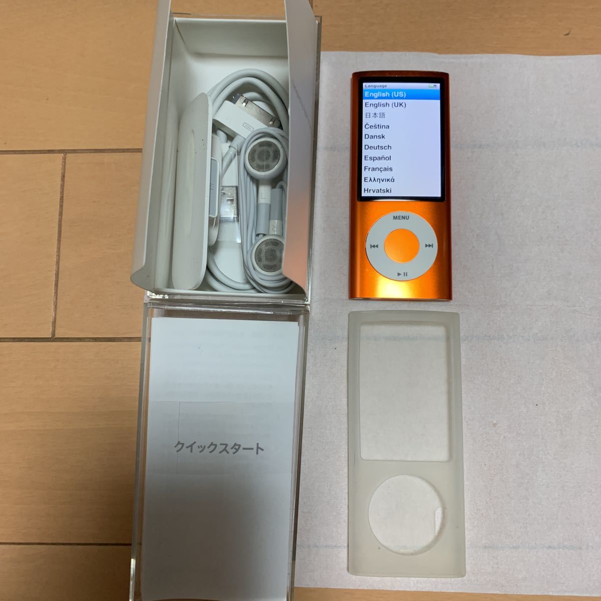 iPod nano 第5世代 16GB 動作確認済み オレンジ 状態良好 【公式