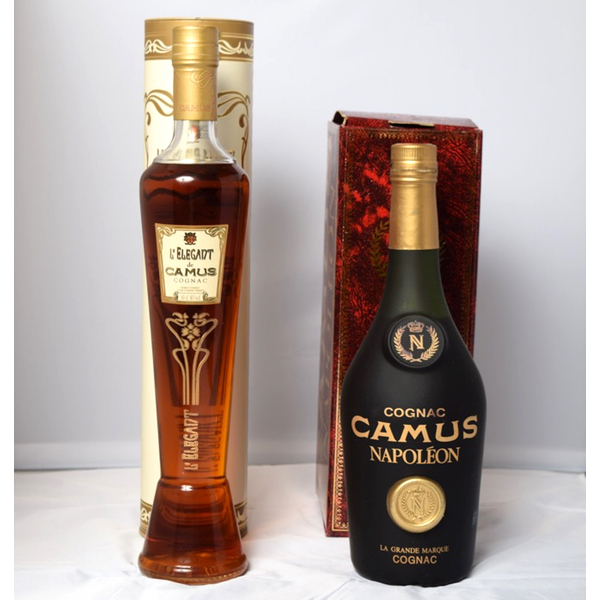 低価，安い CAMUS カミュ NAPOLEON ナポレオン 700ml / L&lsquo;ELEGANT de CAMUS エレガント 500ml 2本セット(カミュ)｜売買されたオークション情報、yahooの商品情報をアーカイブ公開 - オークファン コニャック