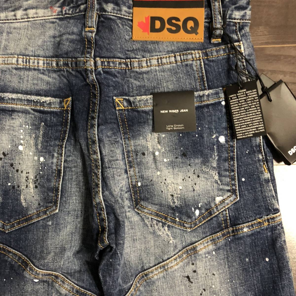 90)新品 DSQUARED2 ディースクエアード デニム ジーンズ ボトムス 
