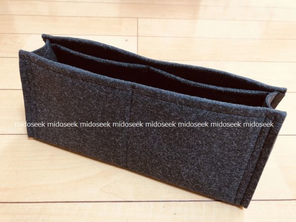 新品】エルメス ボリード31用 バッグインバッグ GR（グレー 
