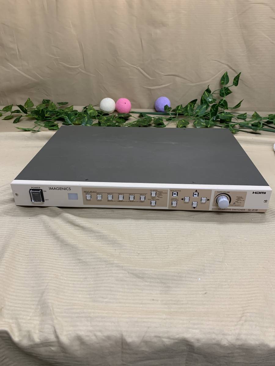 【完動品】IMAGENICS シームレススイッチャー SL-61B ○IMAGENICS SL-61B マルチシグナル対応シームレススイッチャー 動作品