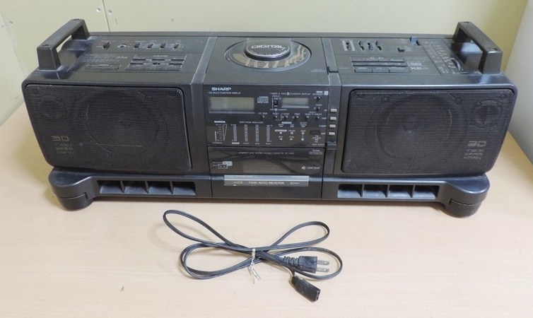 SHARP - Yahoo!オークション シャープ TWINCAM CDラジカセ の QT-73CD