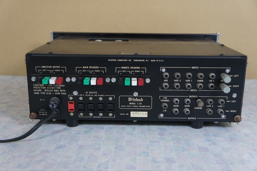 McIntosh C26 マッキントッシュ プリアンプ コントロールアンプ
