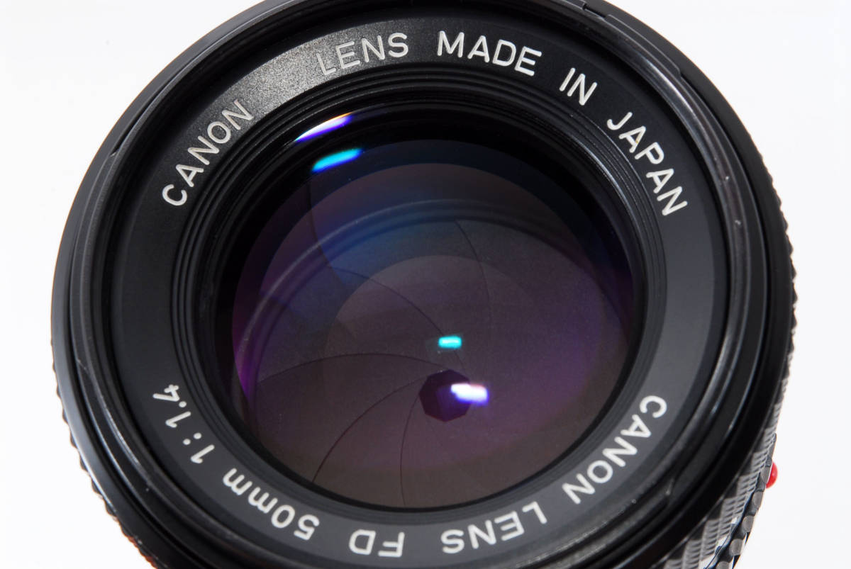 Canon New FD 50mm F1.4（元箱・フィルター付き） 新品級☆即決☆価格交渉可☆キャノン CANON New FD 50mm F1.4 ☆広角単