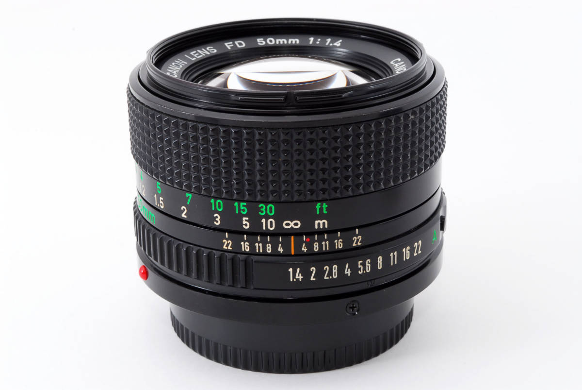 新品級☆即決☆価格交渉可☆キャノン CANON New FD 50mm F1.4 ☆広角単