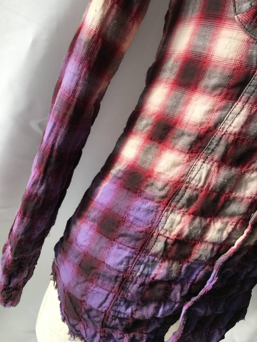 LGB hyde着 SHIRT G グラデーション チェック シャツG メンズ3(現行