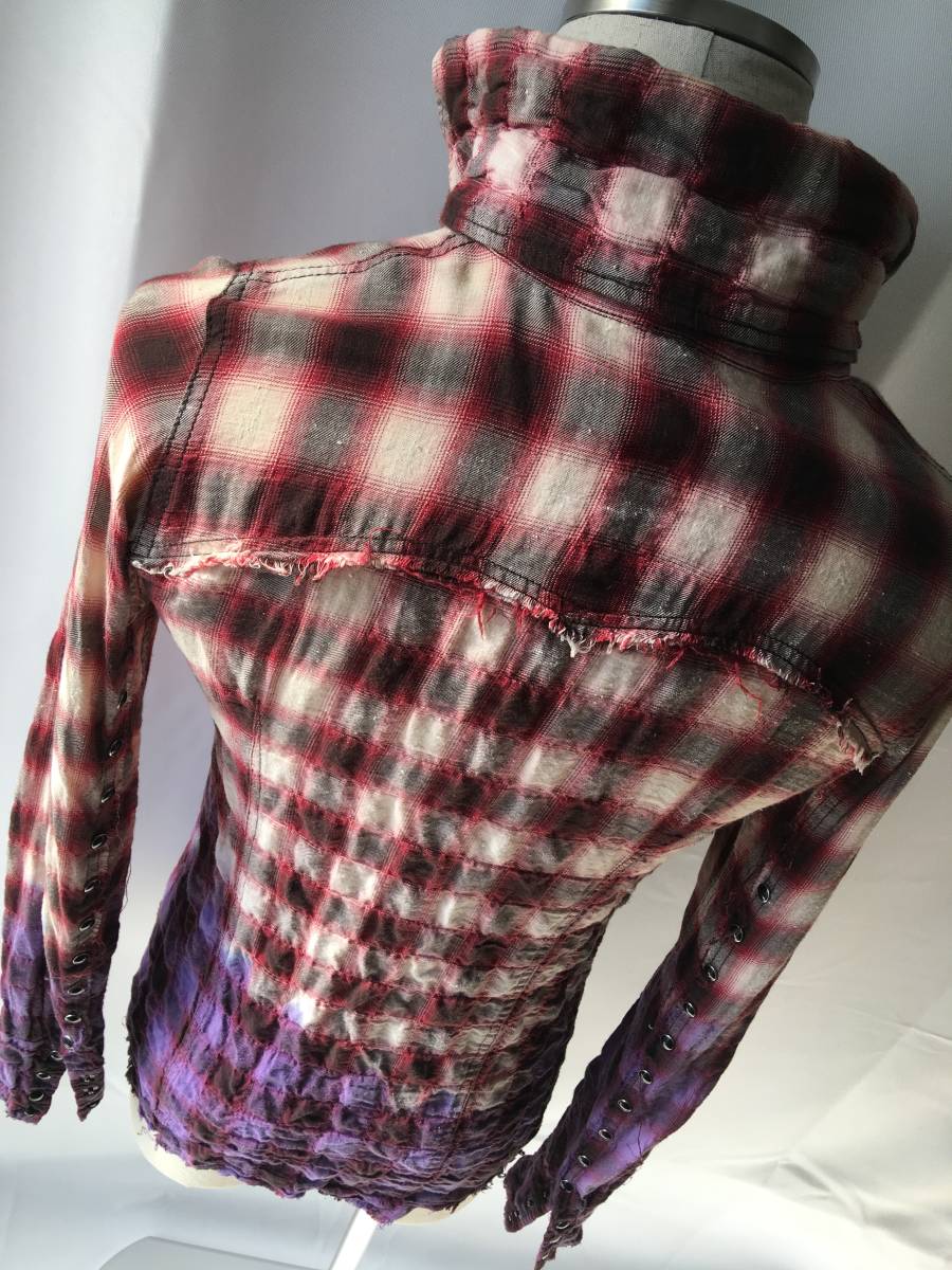 LGB hyde着 SHIRT G グラデーション チェック シャツG メンズ3(現行
