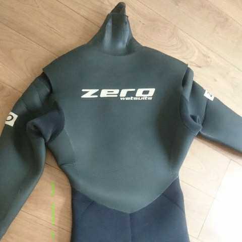  ZEROウェットスーツ ／5&times;3ミリセミドライフルスーツ ネックエントリー／冬用／170cm 70kg位(MLサイズ)｜売買されたオークション情報、yahooの商品情報をアーカイブ公開 - オークファン ウエットスーツ
