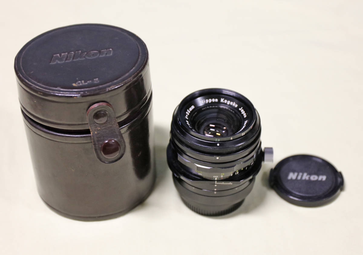  【送料無料】【希少珍品】ニコン Nikon PC-NIKKOR 35mm F2.8 ニッコール 【レンズケース付】_1
