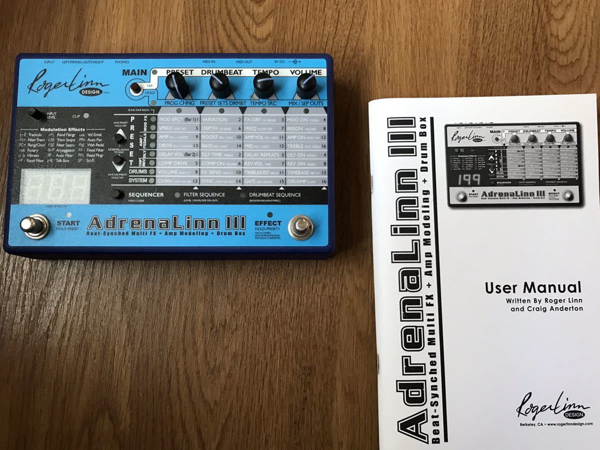 Roger Linn AdrenaLinn ⅲ ジャンク 部品取り マルチエフェクター