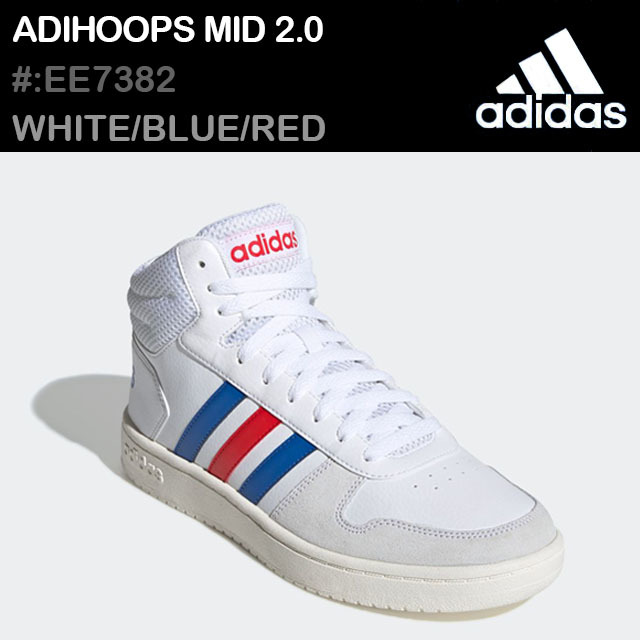 【セール，お買い得】 27cm アディダス アディフープス ミッド2.0 adidas ADIHOOPS MID 2.0 WHITE EE7382 27cm(27.0cm)｜売買されたオークション情報、yahooの商品情報をアーカイブ公開 - オークファン 27.0cm