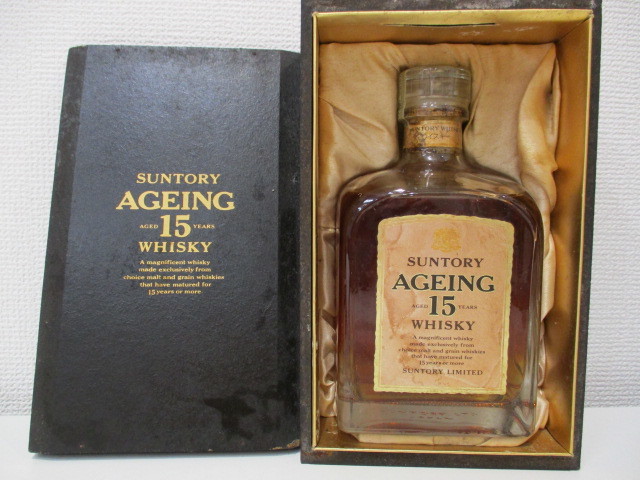  SUNTORY AGEING サントリー エイジング 15年 特級 未開栓 難あり(日本)｜売買されたオークション情報、yahooの商品情報をアーカイブ公開 - オークファン 日本