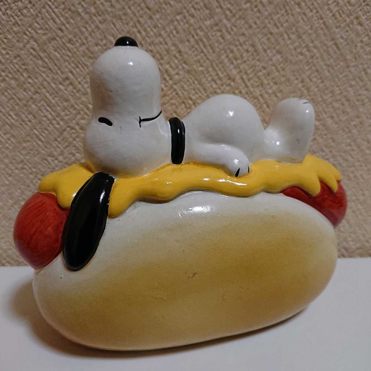 スヌーピー ジャンクフードシリーズ ホットドッグ貯金箱_1