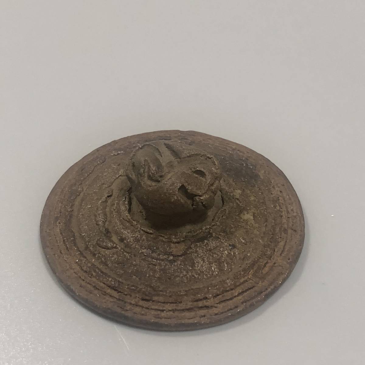 品質保証，100%新品 浅本鶴山の弟子 土居春子 南蛮 宝瓶 急須 真作保証 備前焼 代理出品 茶壺 煎茶道具 茶道具 骨董品 古美術品