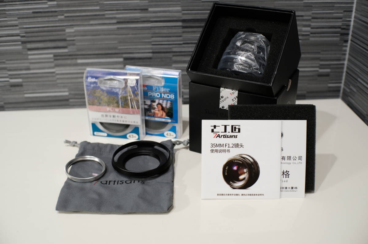 七工匠 7artisans 35mm f1.2 マニュアルフォーカスレンズ FUJI フジ XF
