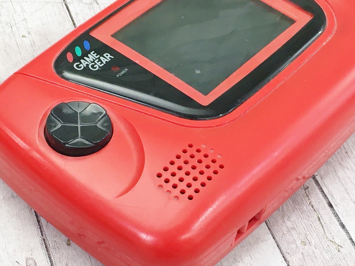 ジャンク SEGA ゲーム機本体 ゲームギア HGG-3210RED レッド セガ 2003LBR013 - 2026年最新HGG-3210の人気アイテム メルカリ RED レッド AC