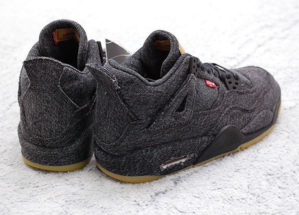 ★ナイキ×リーバイス NIKE×LEVI'S「AIR JORDAN 4 RETRO/エアジョーダン5レトロ」LEVIS NRG BG/トリプルブラック デニム AQ9103-001 箱付