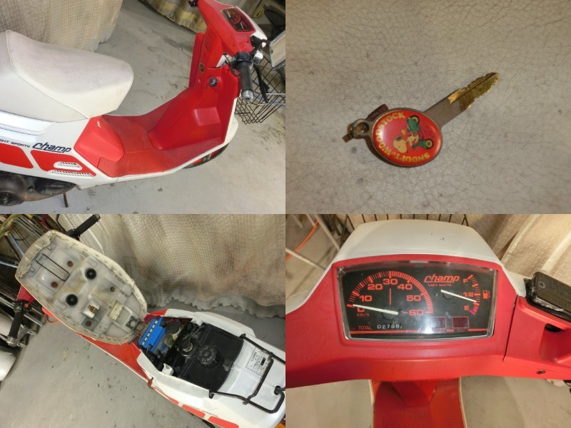 ヤマハ チャンプrs 昭和63年 1オーナー 走行2800キロ レストアベースに 旧車 パッソル Jog50 80 Rs90 27v チャンプ80 50cc以下 売買されたオークション情報 Yahooの商品情報をアーカイブ公開 オークファン Aucfan Com