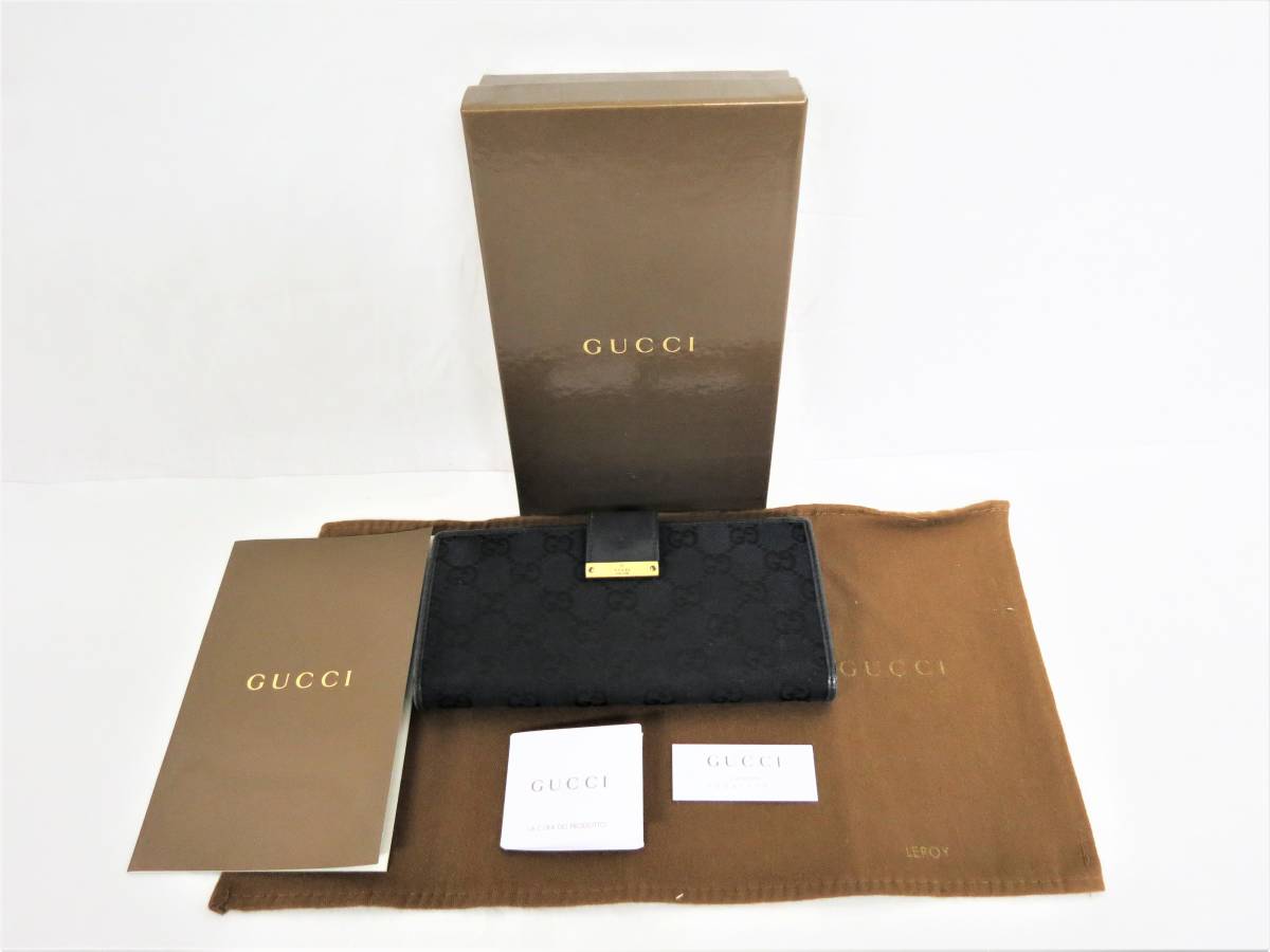 長財布 グッチ GUCCI イタリア製 レザー 財布 公式通販 Wホック GG 