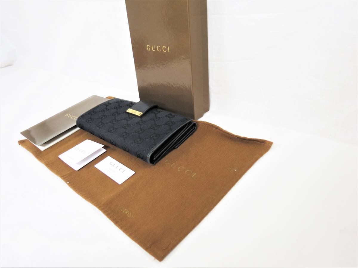 長財布 グッチ GUCCI イタリア製 レザー 財布 公式通販 Wホック GG 