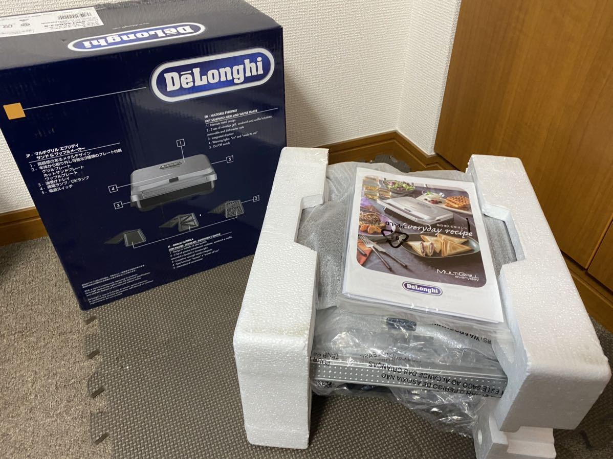 De'Longhi デロンギ マルチグリル ホットサンド & ワッフルメーカー
