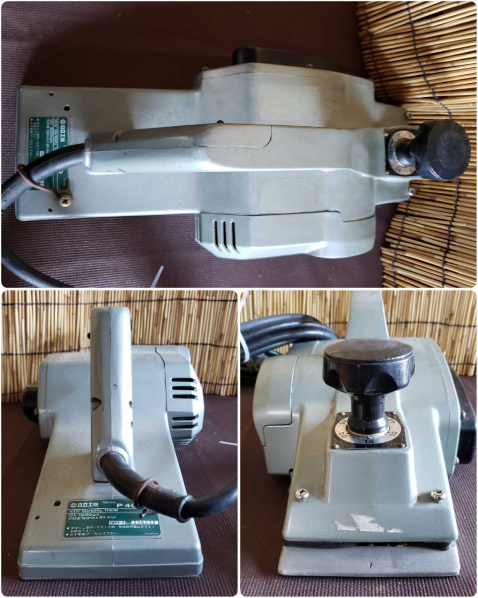 Yahoo!オークション - HITACHI 日立工機 136mm 電動かんな P40 最大切