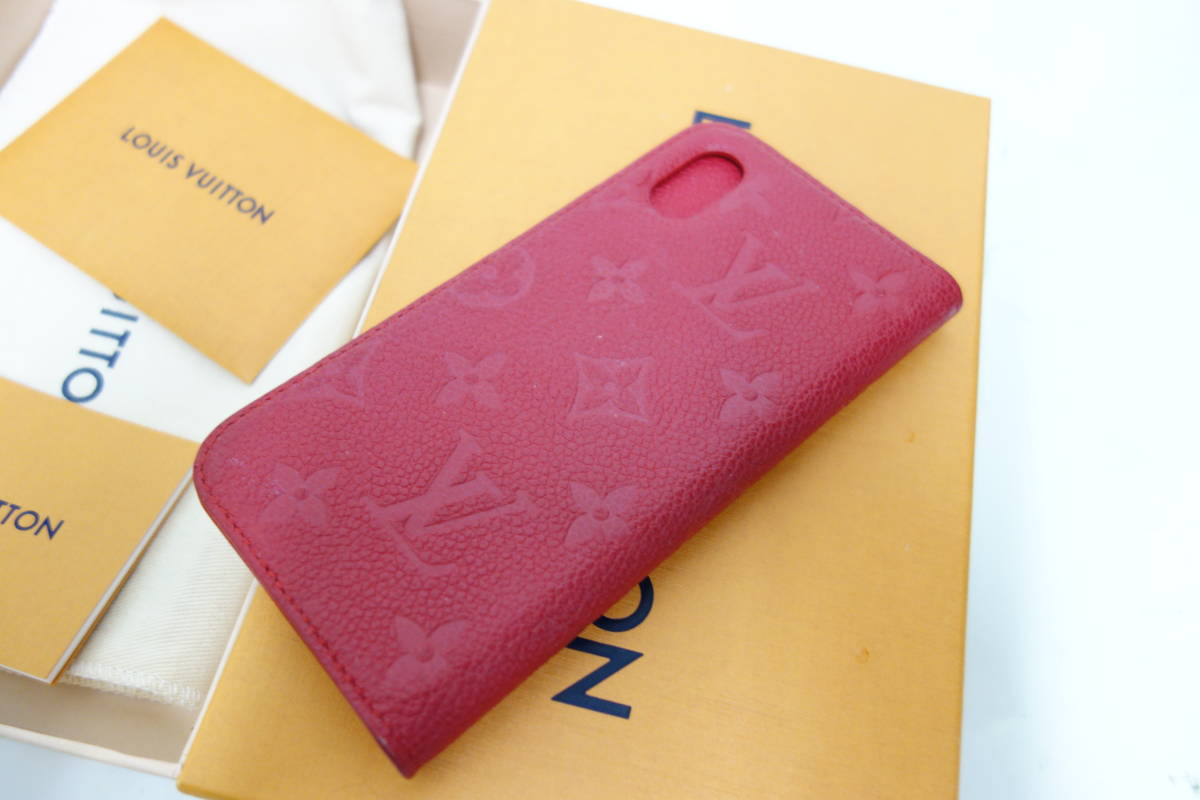 ☆ルイヴィトン LOUIS VUITTON モノグラム アンプラント iPhoneX & XS