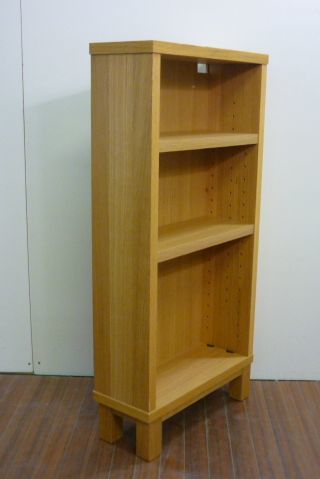 程度良好】無印良品 オーク材薄型ラック 小 無印良品 | MUJI オーク材