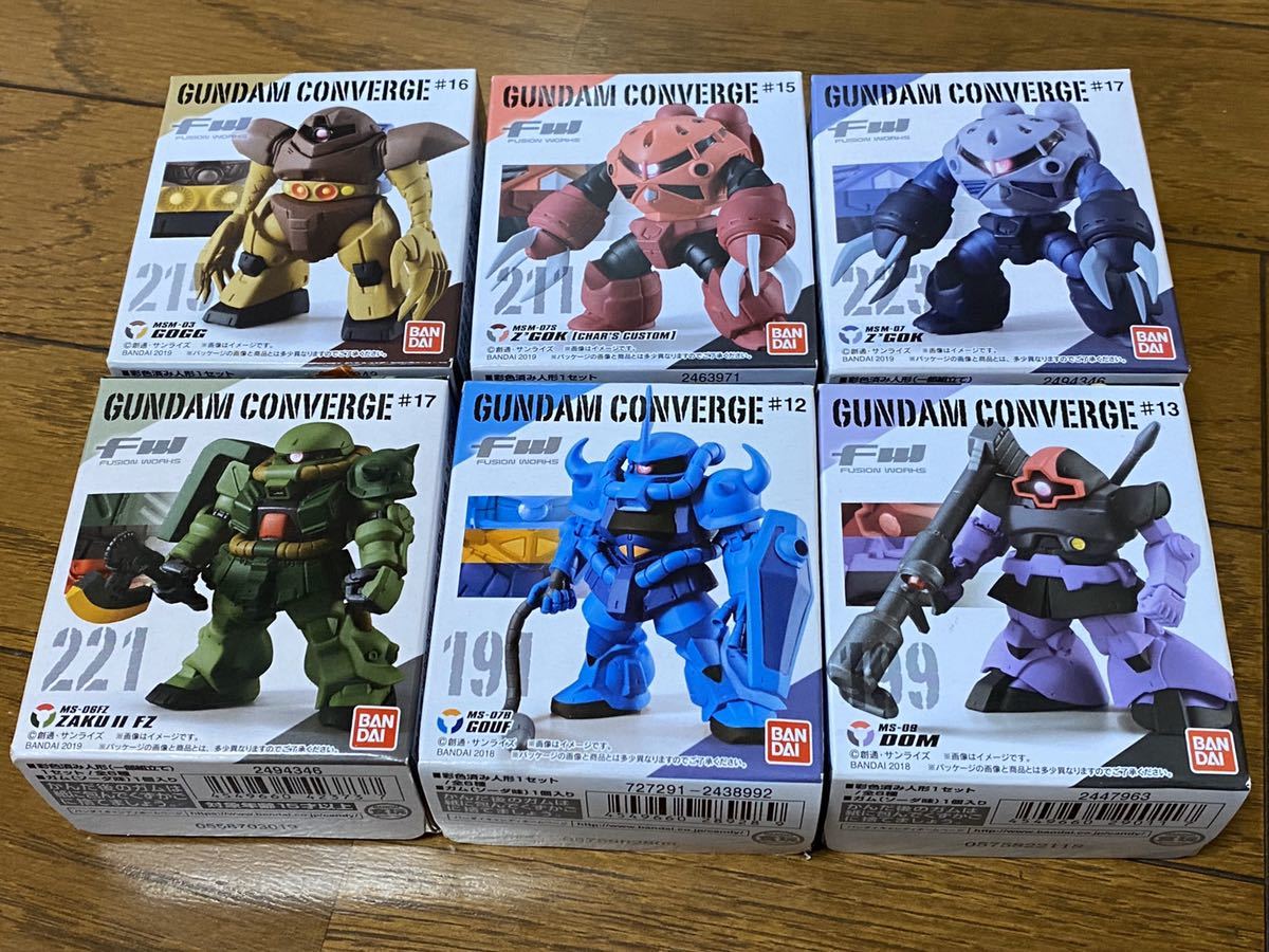 豊富な，大人気 ガンダムコンバージ CONVERGE 6点セット GUNDAM FW