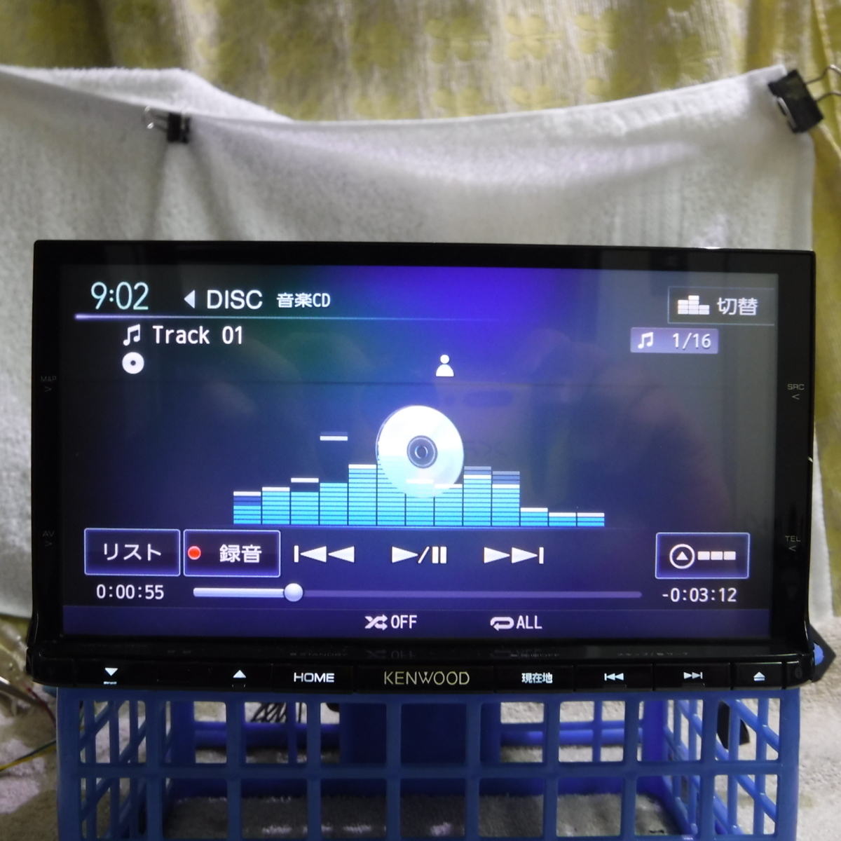 ○ KENWOOD ケンウッド彩速ナビ メモリーナビ MDV-X702 CD/DVD/BT/iPod