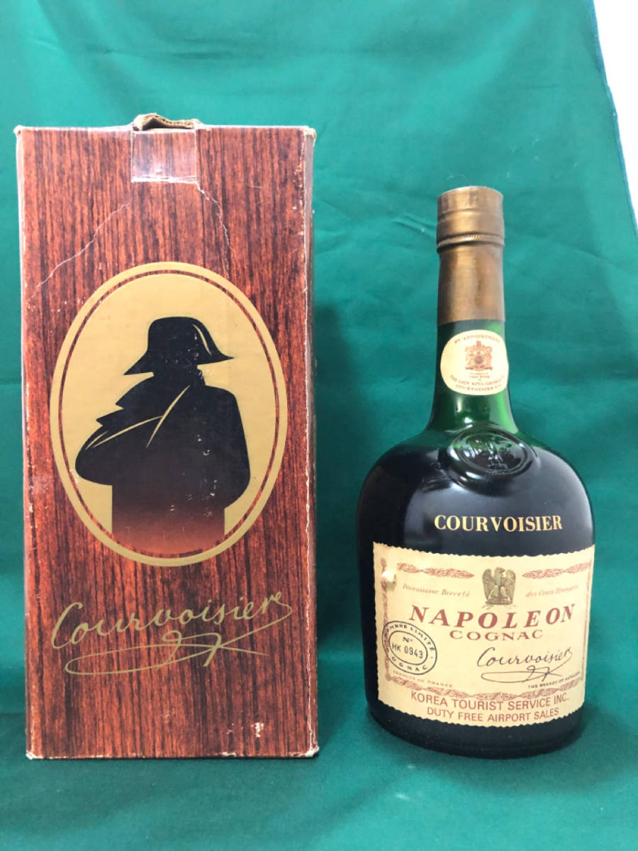  3/044 未開栓 COURVOISIER/クルボアジェ NAPOLEON/ナポレオン COGNAC/コニャック ブランデー 箱付 古酒 アルコール 飲料(クルボアジェ)｜売買されたオークション情報、yahooの商品情報をアーカイブ公開 コニャック