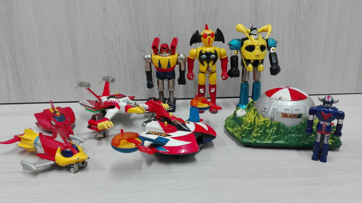 ジャンク ポピー/昭和レトロ/ジャンク品/現場品/超合金/ゴレンジャー 