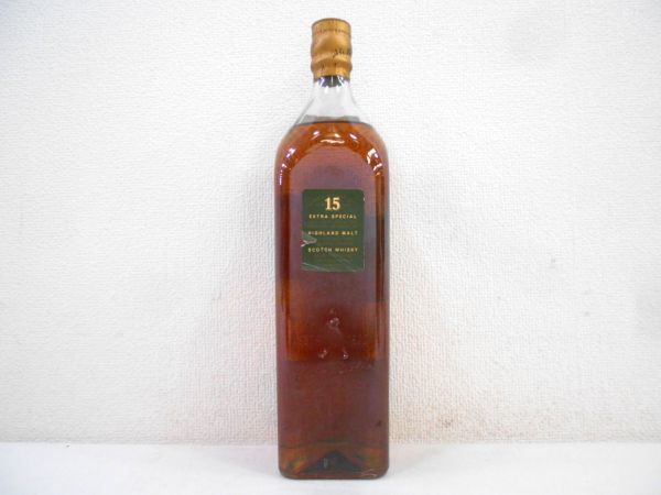 古酒 Johnnie Walker ジョニー ウォーカー 15年 グリーンラベル 旧