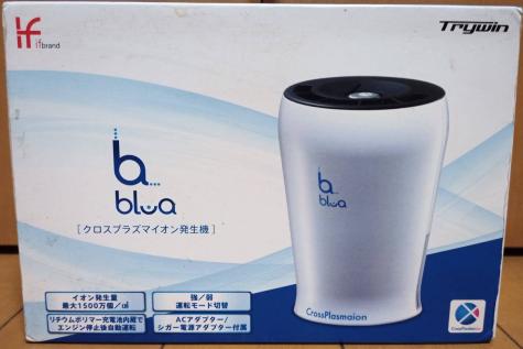 【匿名配送】新品　トライウイン blua ブルーア ポータブル空気清浄機 箱なし Trywin 新品 クロスプラズマイオン発生機 ブルーア blua 白 HXI-2000W