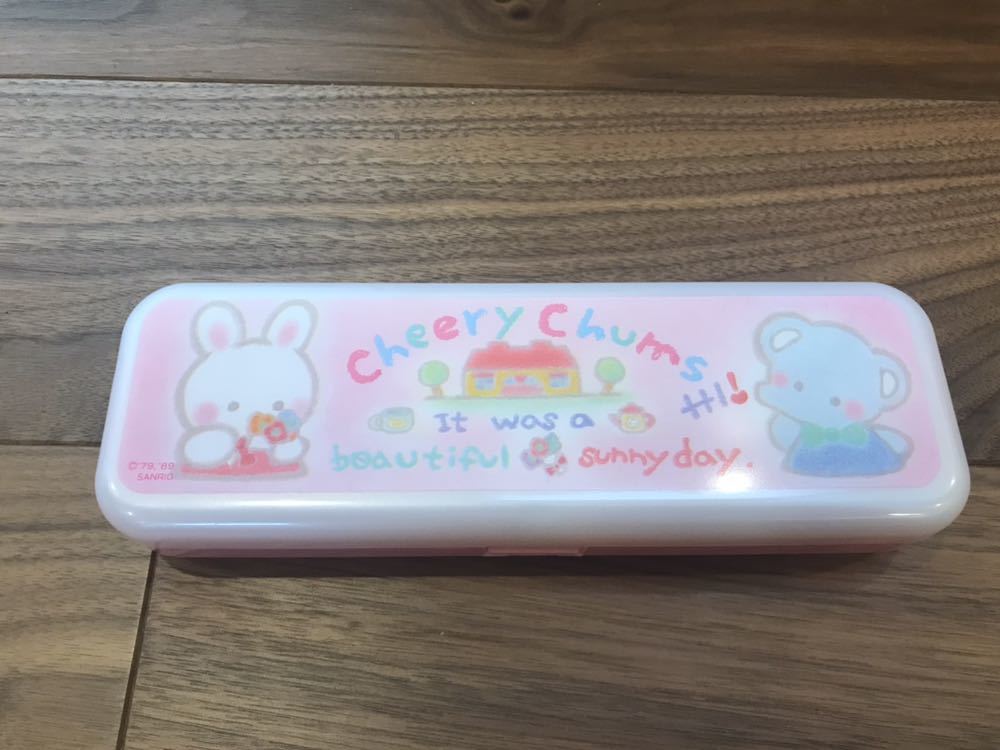 昭和レトロ サンリオ 1989 チアリーチャム cheery chums ペンケース