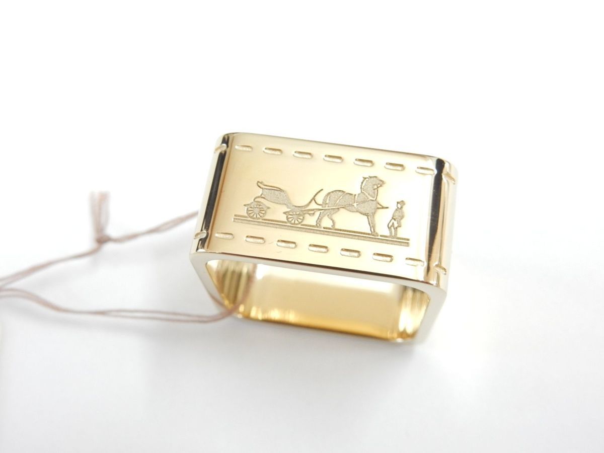 未使用タグ付】エルメス(HERMES) ボルデュック/Bolduc スカーフ リング  