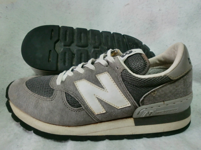 【定番，品質保証】 `98製/初期復刻 new balance M 990 GRY ニューバランス M990 グレー(25.0cm)｜売買されたオークション情報、yahooの商品情報をアーカイブ公開 - オークファン 25.0cm